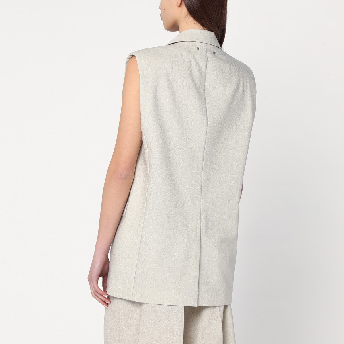 Golden Goose Golden Goose Single-breasted vest in wool blend