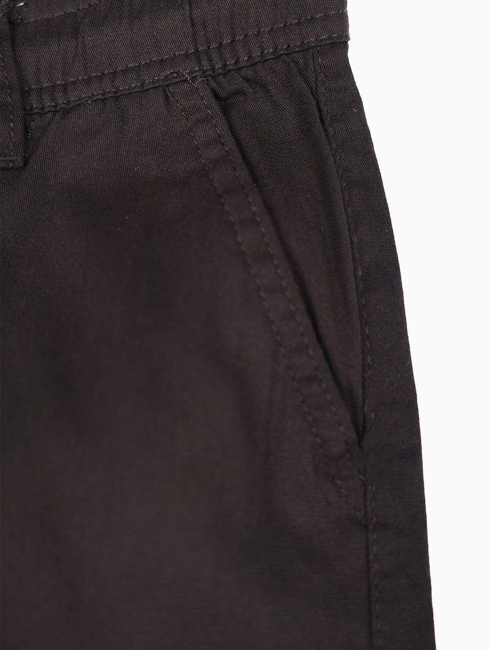 Overkids Black Cargo Pants with Side Pockets