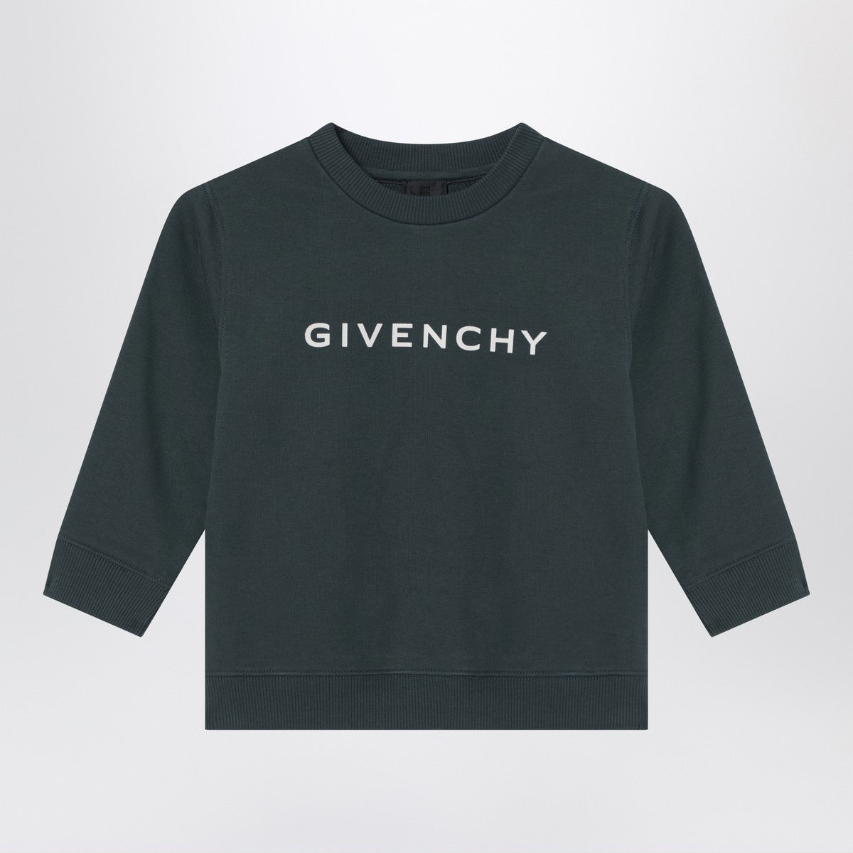 Givenchy Givenchy Dark green sweatshirt with logo