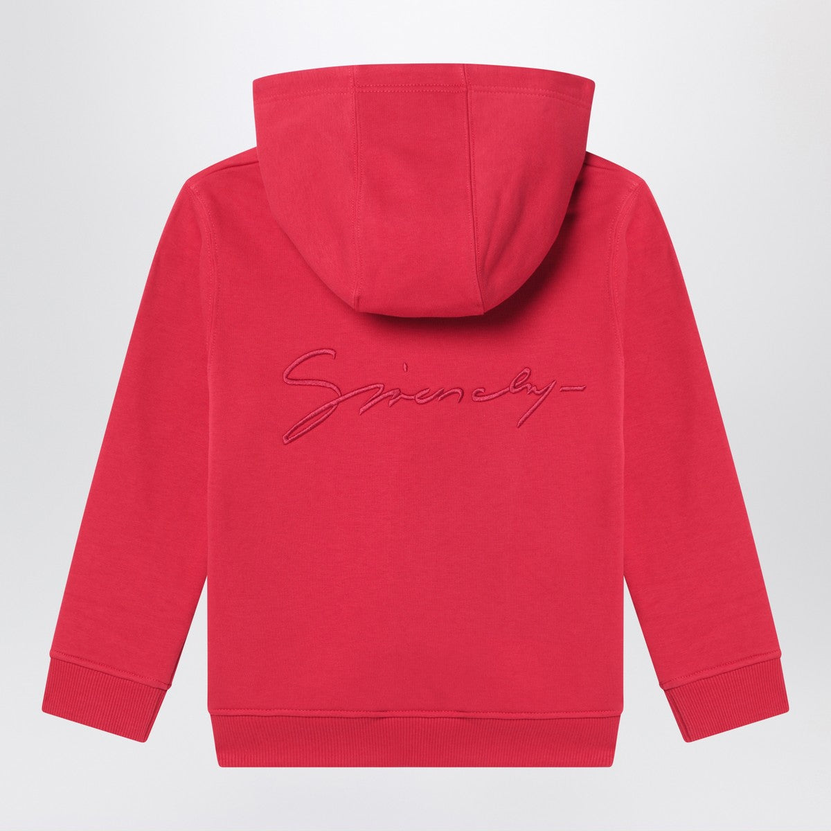 Givenchy Givenchy Burgundy hoodie with embroidered logo