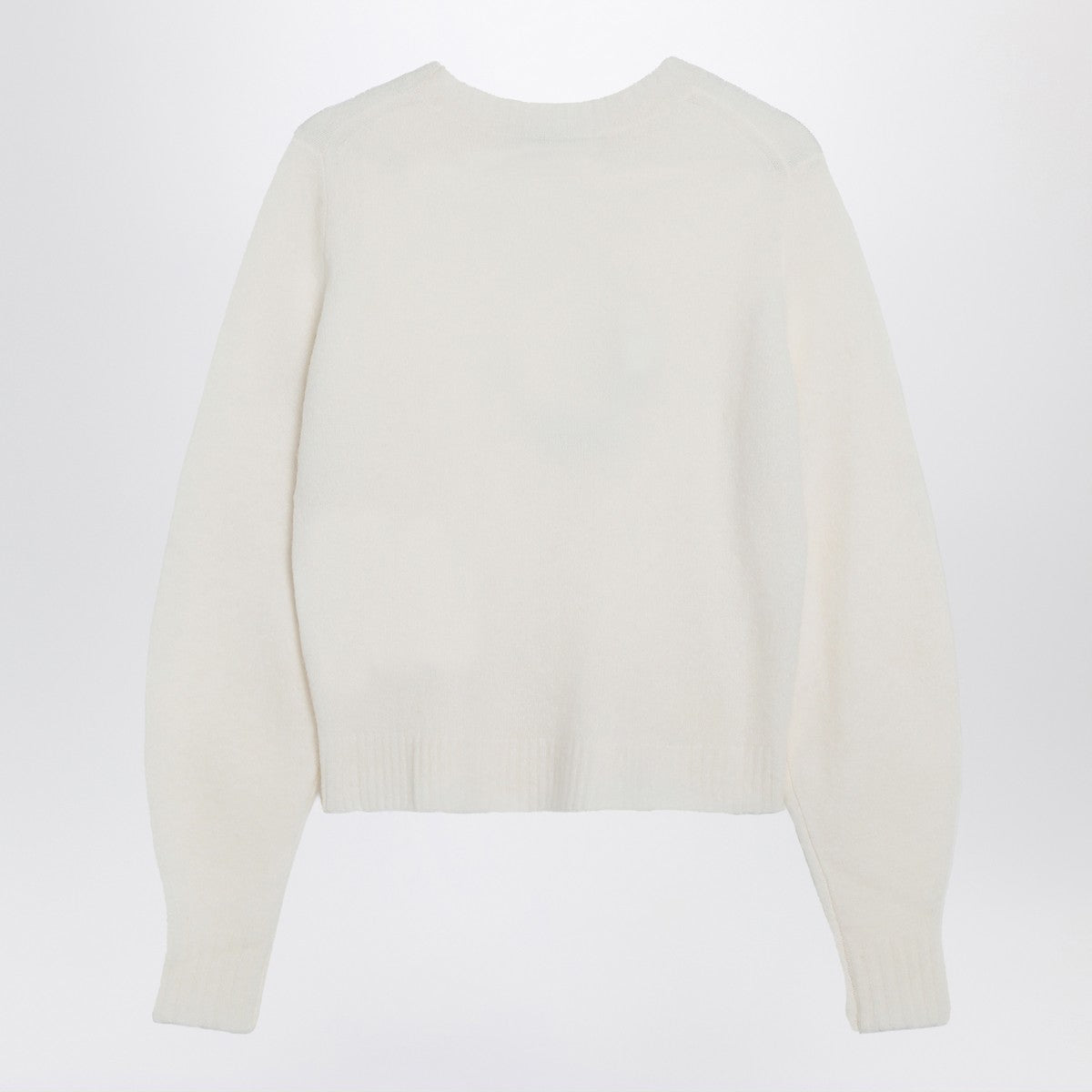 Max Mara Max Mara Ivory sweater in stretch cashmere knit