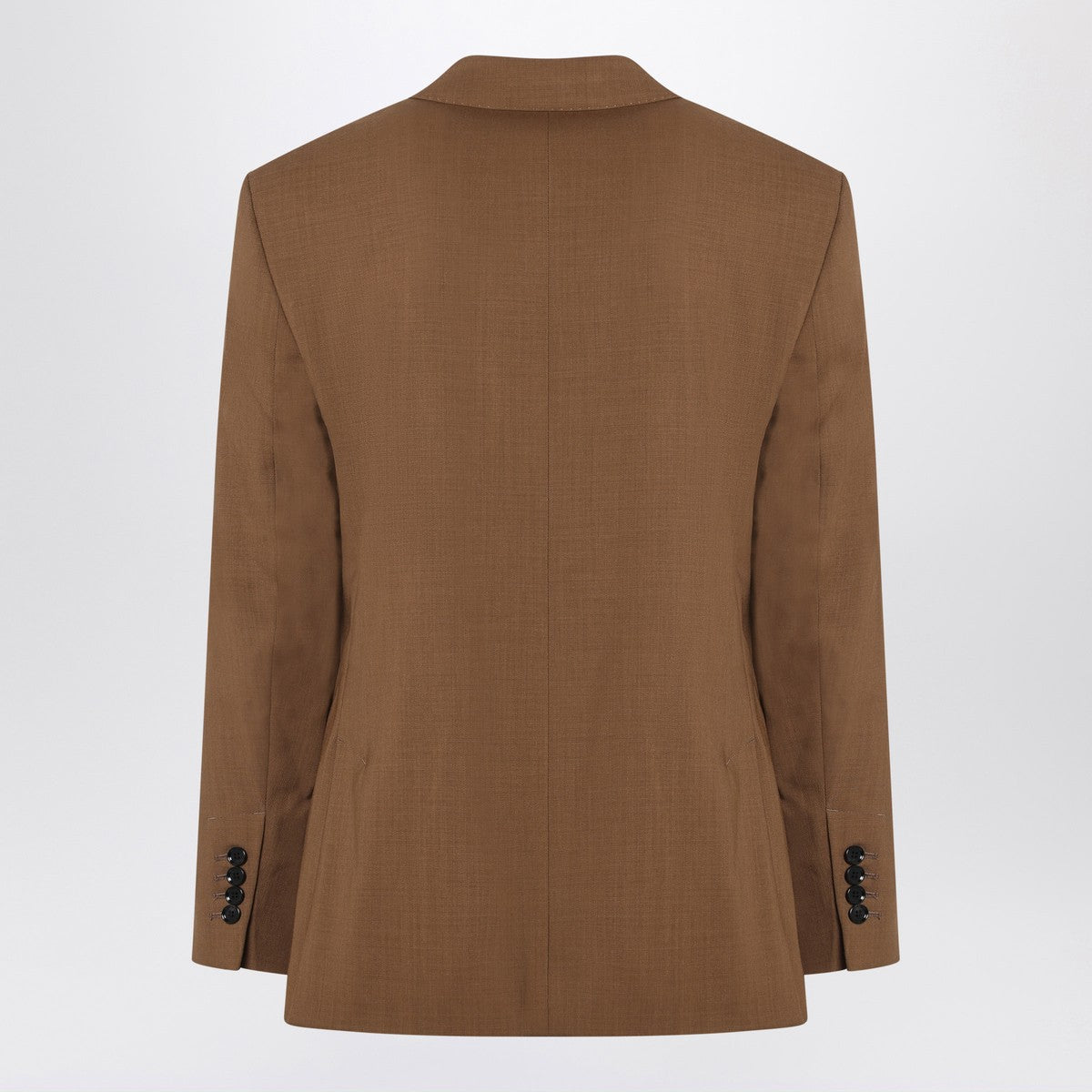 Ami Paris Ami Paris Hazelnut single-breasted wool jacket