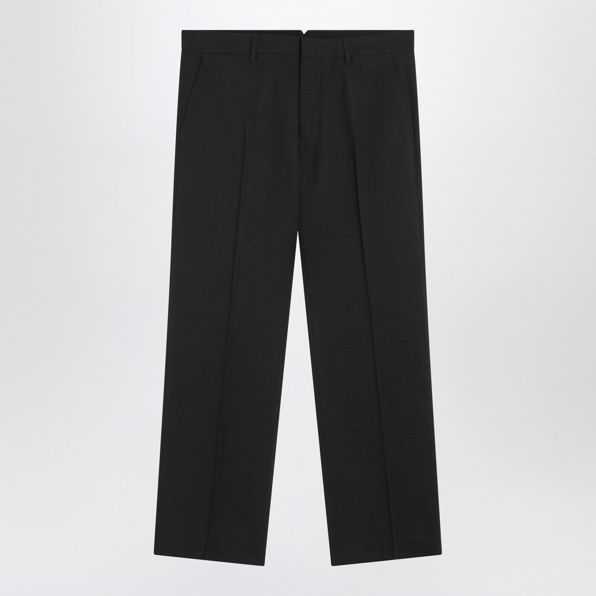 Ami Paris Ami Paris Charcoal grey wool trousers