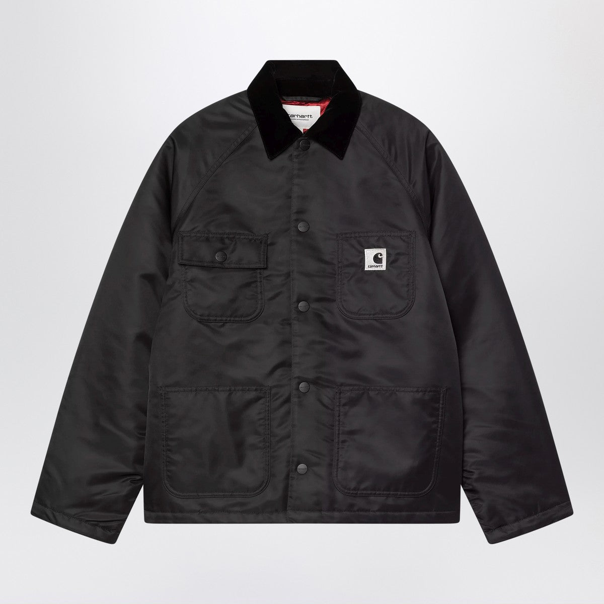 Carhartt WIP Carhartt WIP Alumni Chore Coat jacket in black nylon