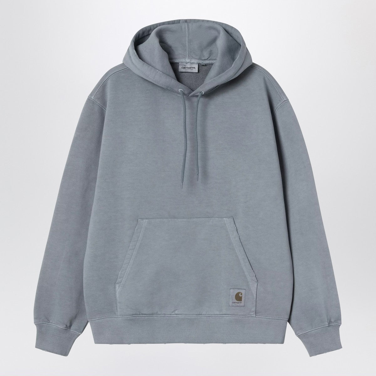 Carhartt WIP Hooded Torion Sweatshirt Office Blue/Grind washed