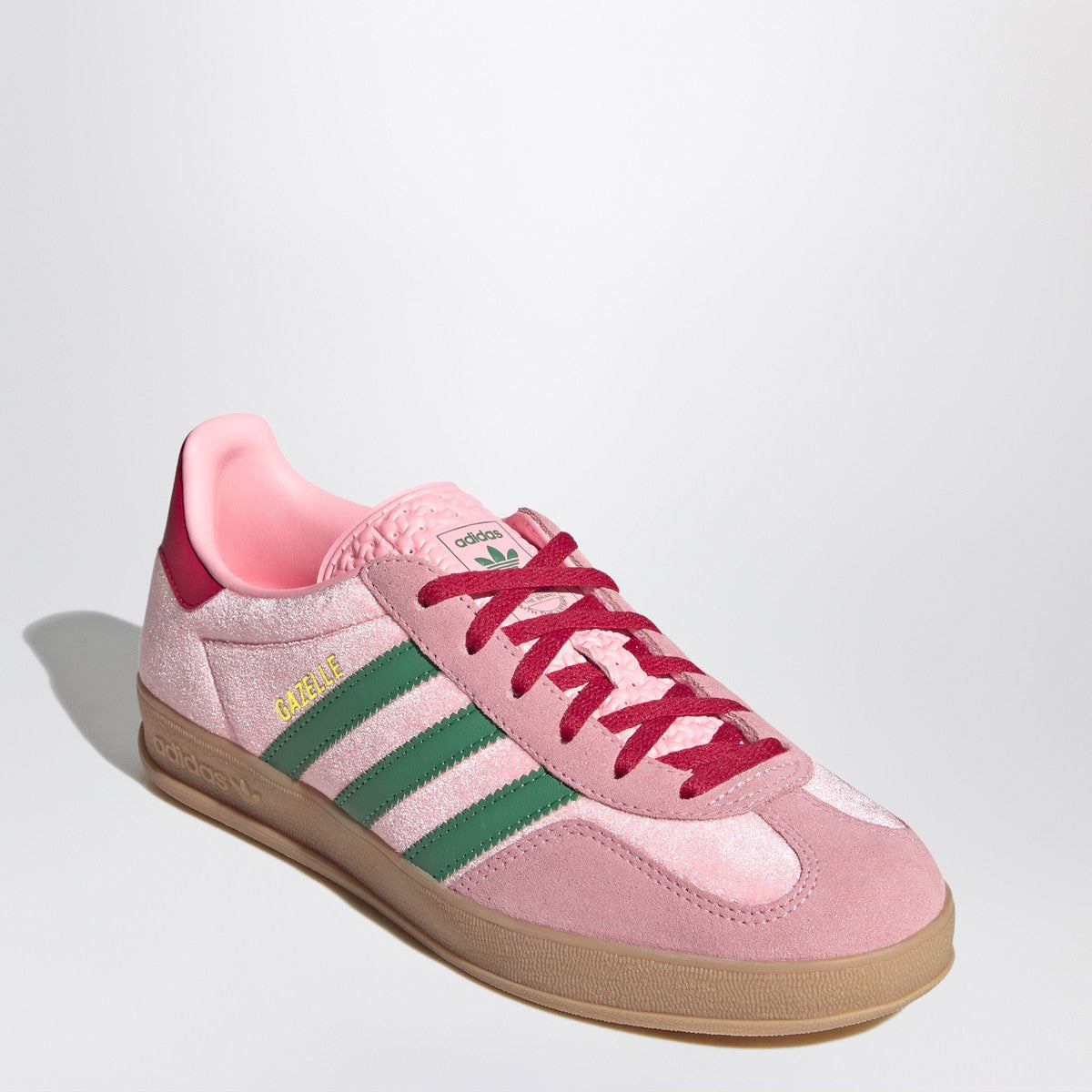 adidas Originals adidas Originals Gazelle Indoor Court Green/Glow Pink/Gum velvet Sneaker