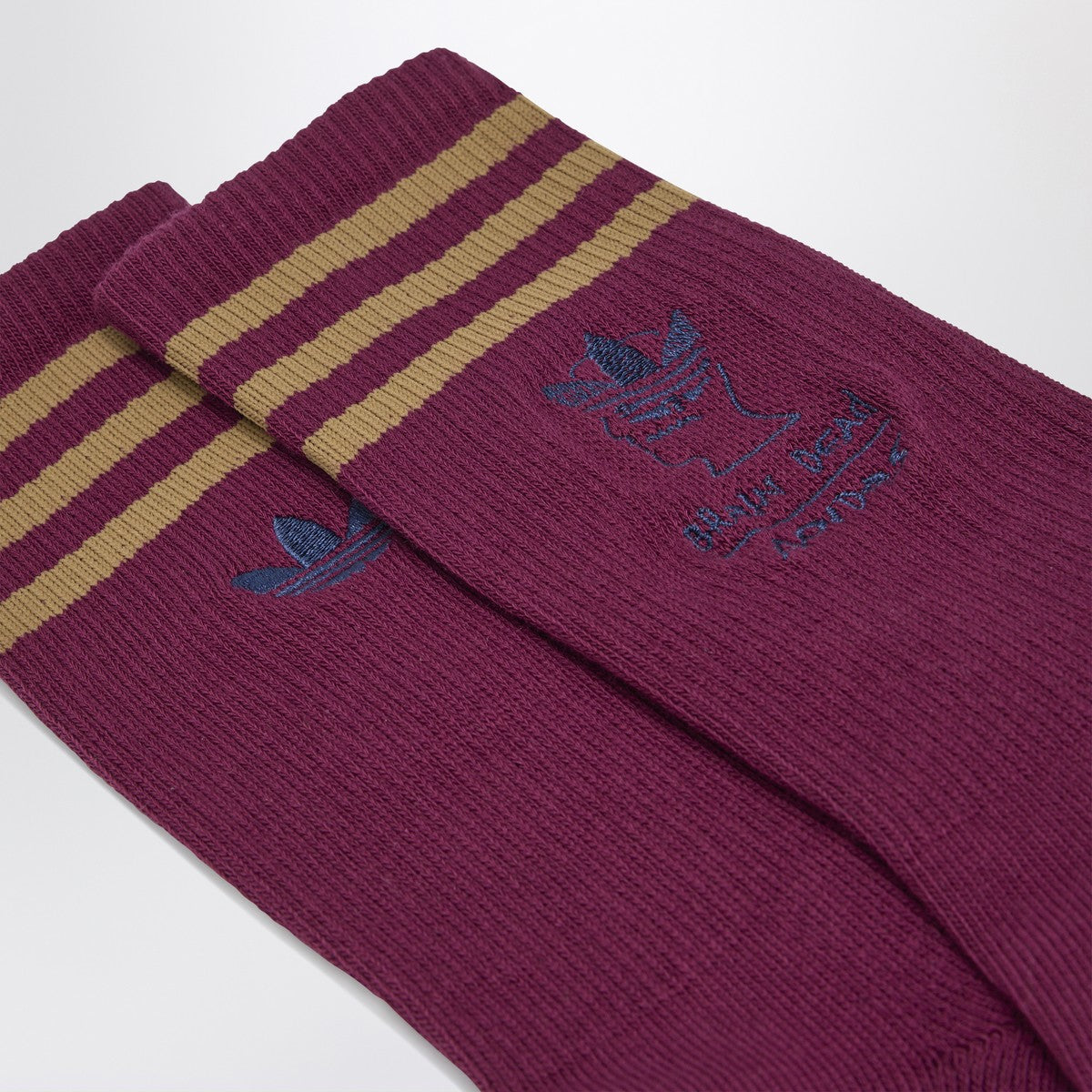 adidas x Brain Dead adidas x Brain Dead Maroon red socks with logo