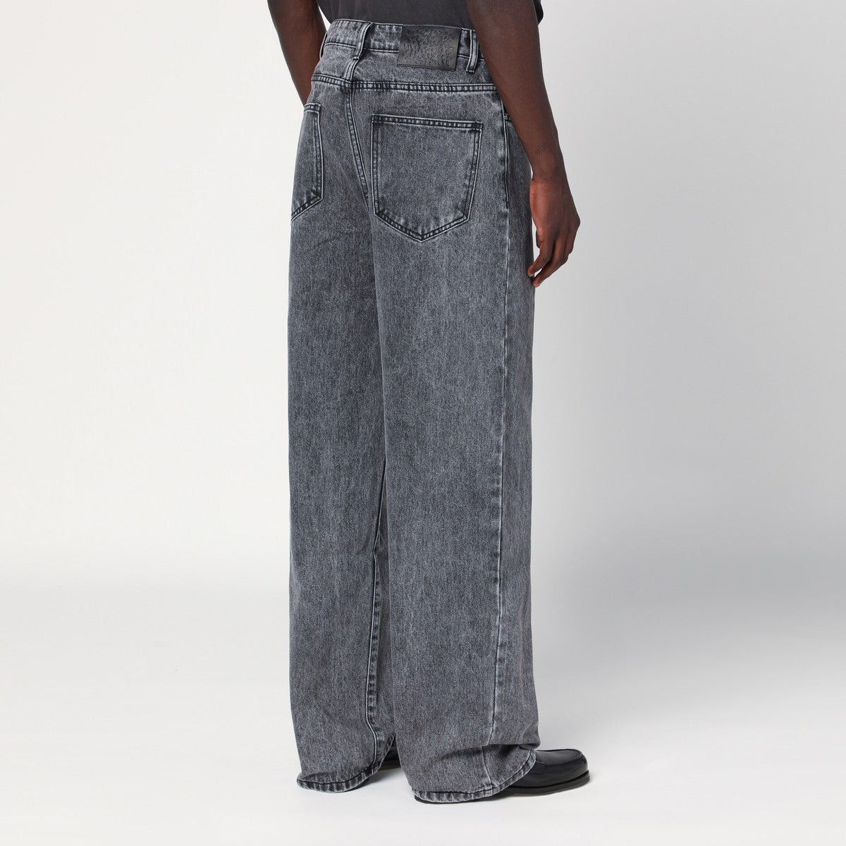 Basketcase Gallery Basketcase Gallery Wide-leg black washed jeans