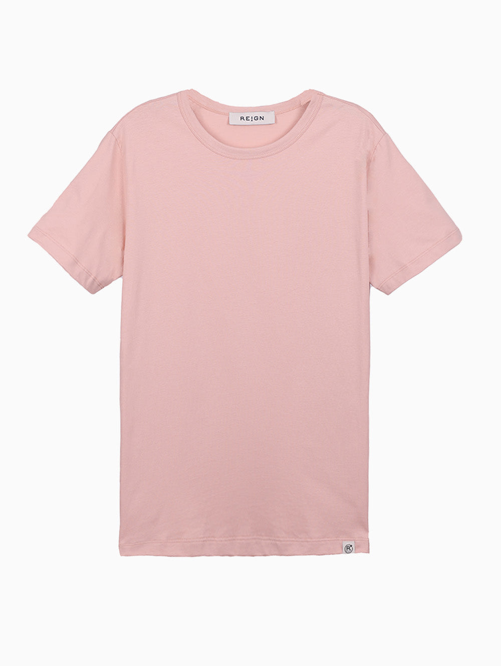 Reign Italia Cameo Pink T-Shirt front view – premium men’s cotton tee