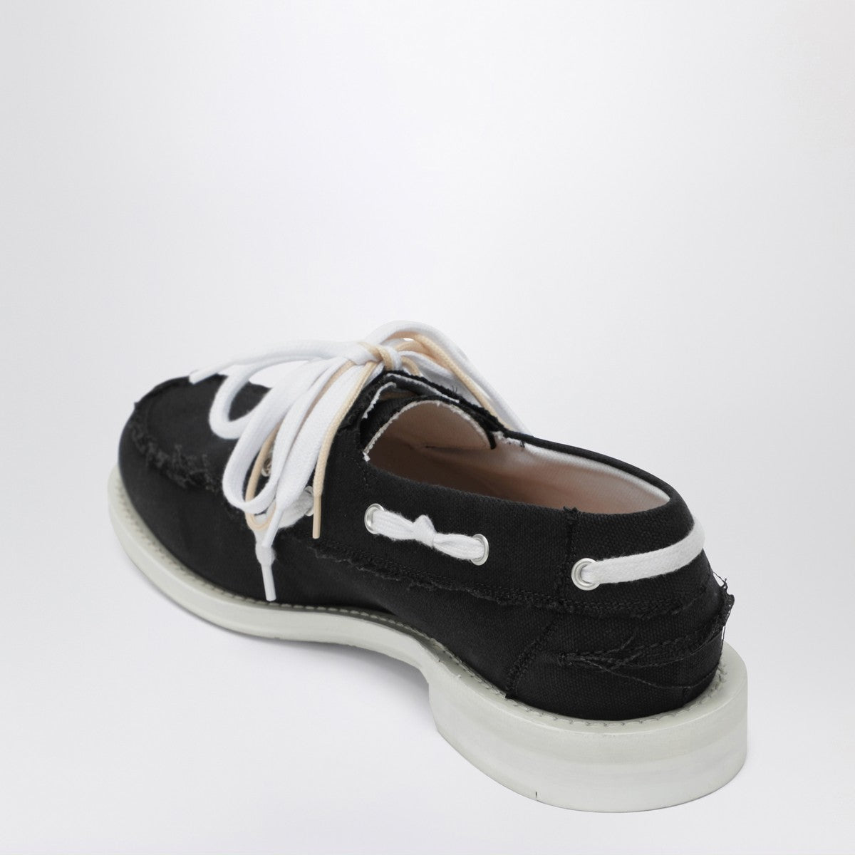 Magliano X D2 Magliano X D2 Black fabric boat shoes