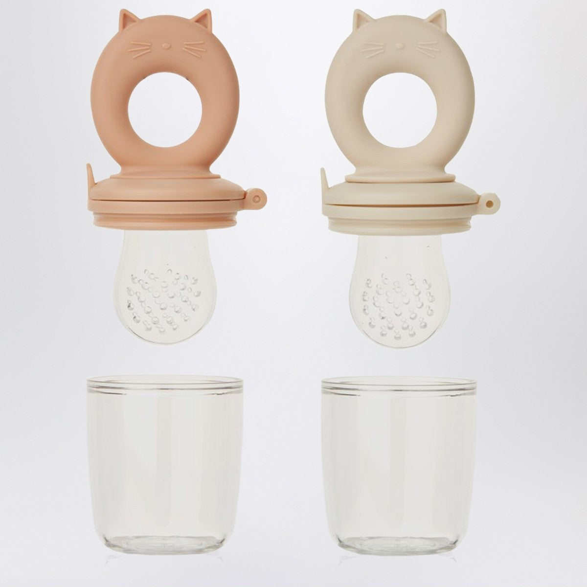 Liewood Liewood Set of two Miranda food containers in pink/ecru