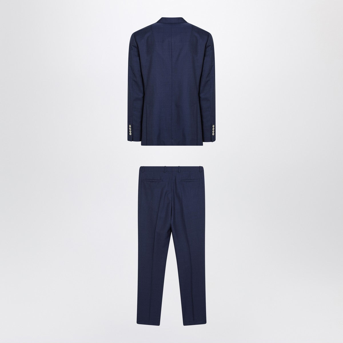 Brunello Cucinelli Brunello Cucinelli Blue single-breasted wool suit