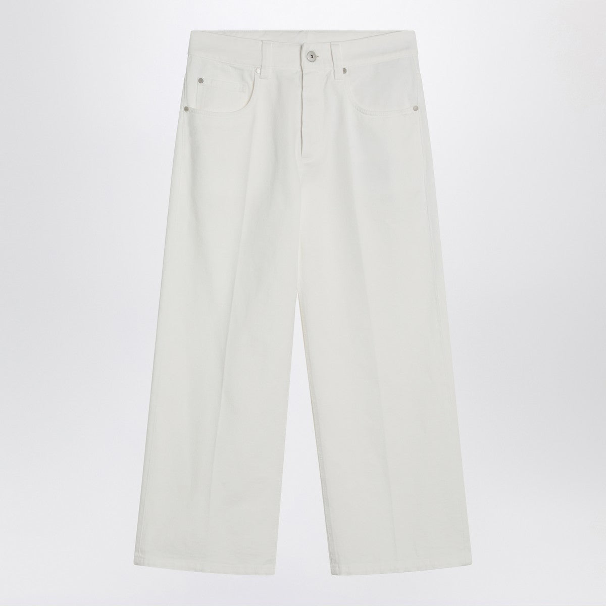 Brunello Cucinelli Brunello Cucinelli White cotton trousers