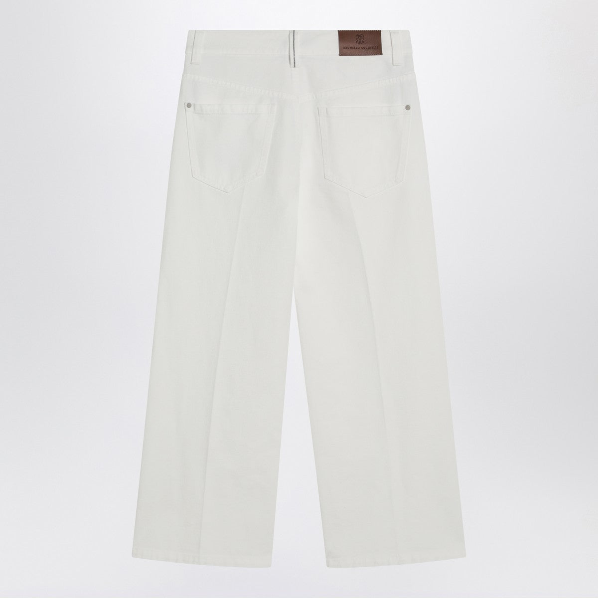 Brunello Cucinelli Brunello Cucinelli White cotton trousers