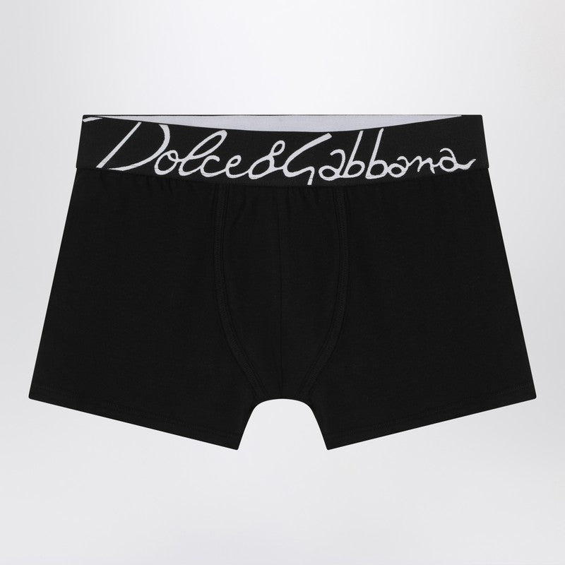 Dolce & Gabbana Dolce&Gabbana Stretch cotton boxer with logo