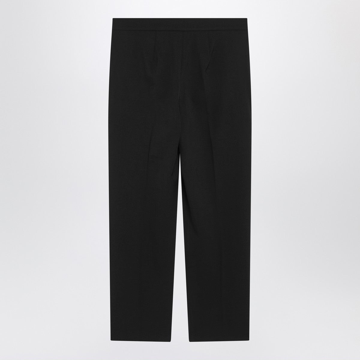 S Max Mara S Max Mara Black slim gabardine trousers