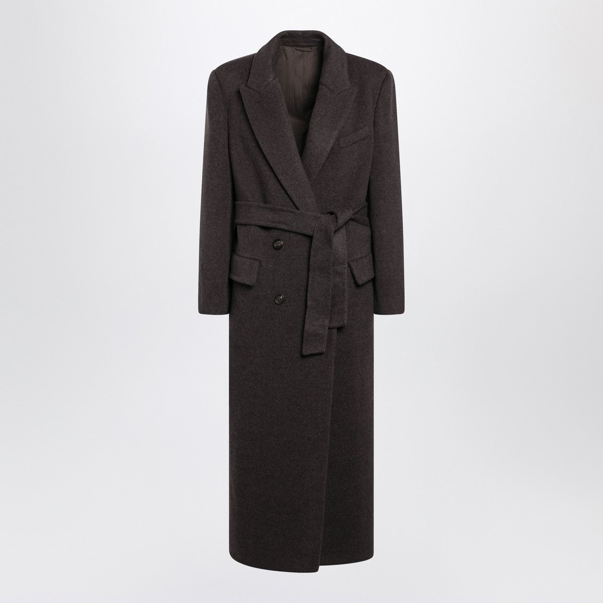 Brunello Cucinelli Brunello Cucinelli Brown wool and cashmere coat