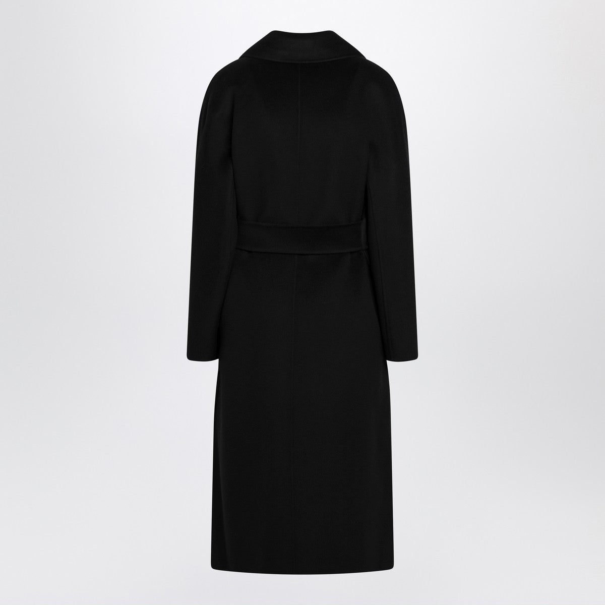 Max Mara Studio Black coat with belt