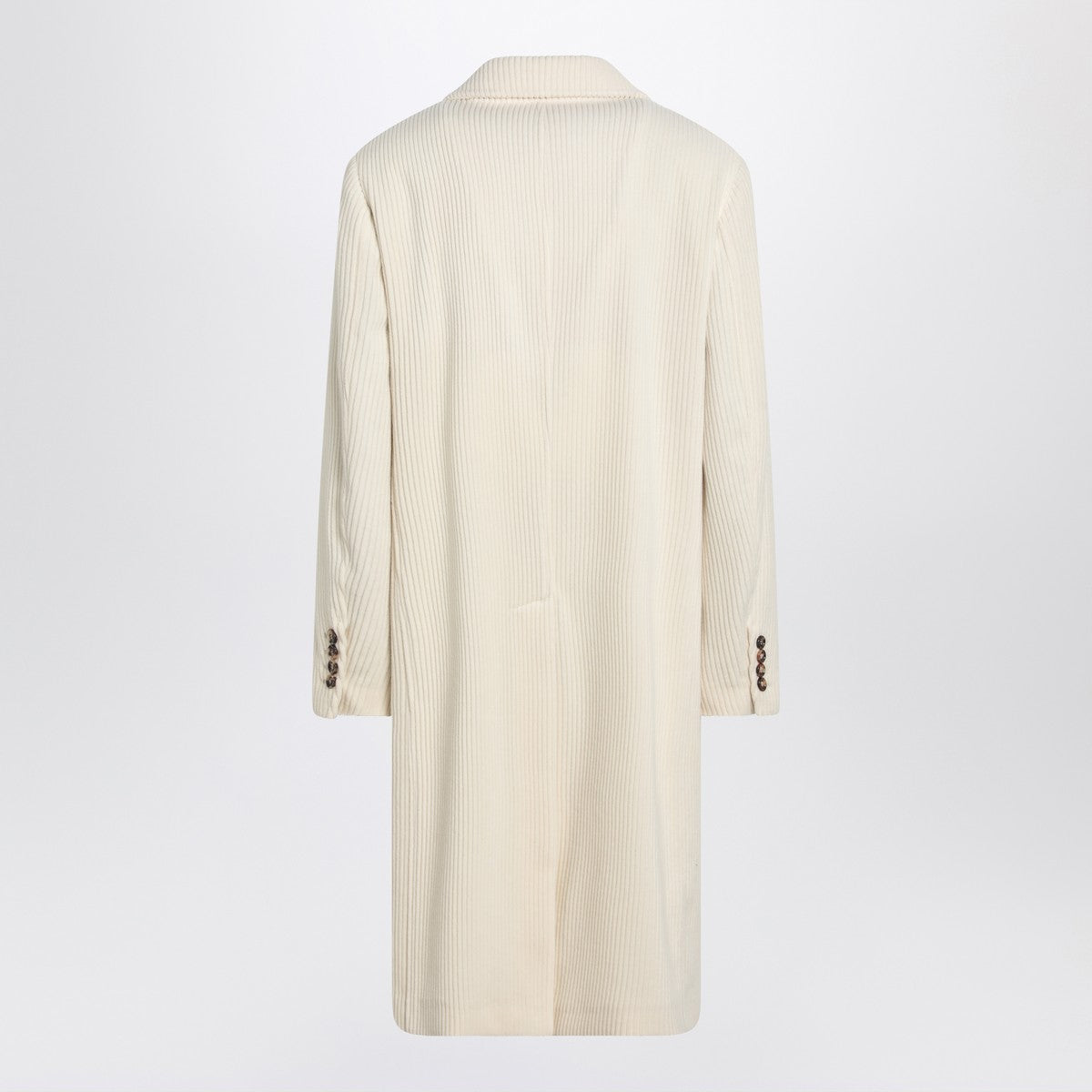 Brunello Cucinelli Brunello Cucinelli Ivory corduroy coat