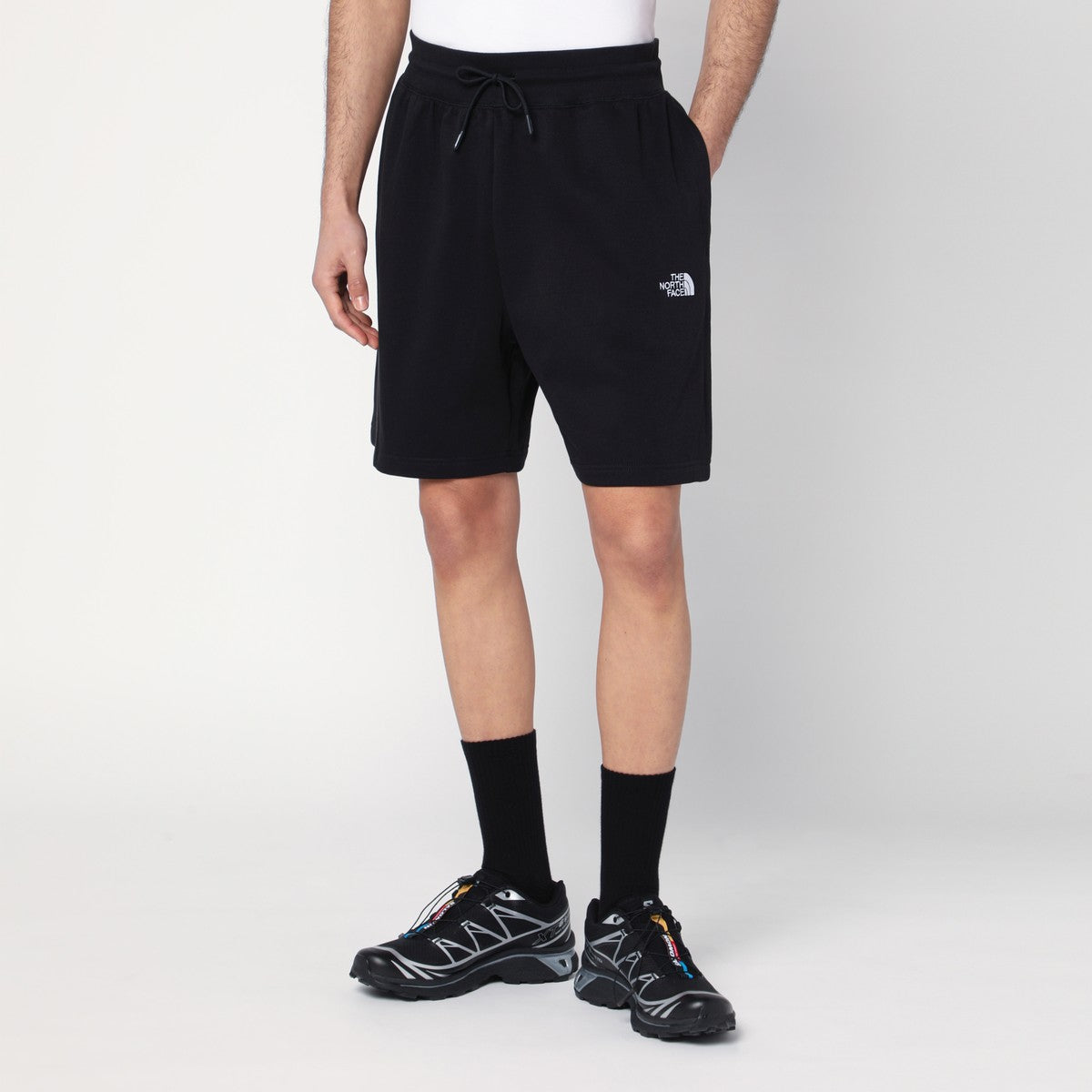 The North Face The North Face Black cotton-blend shorts with logo