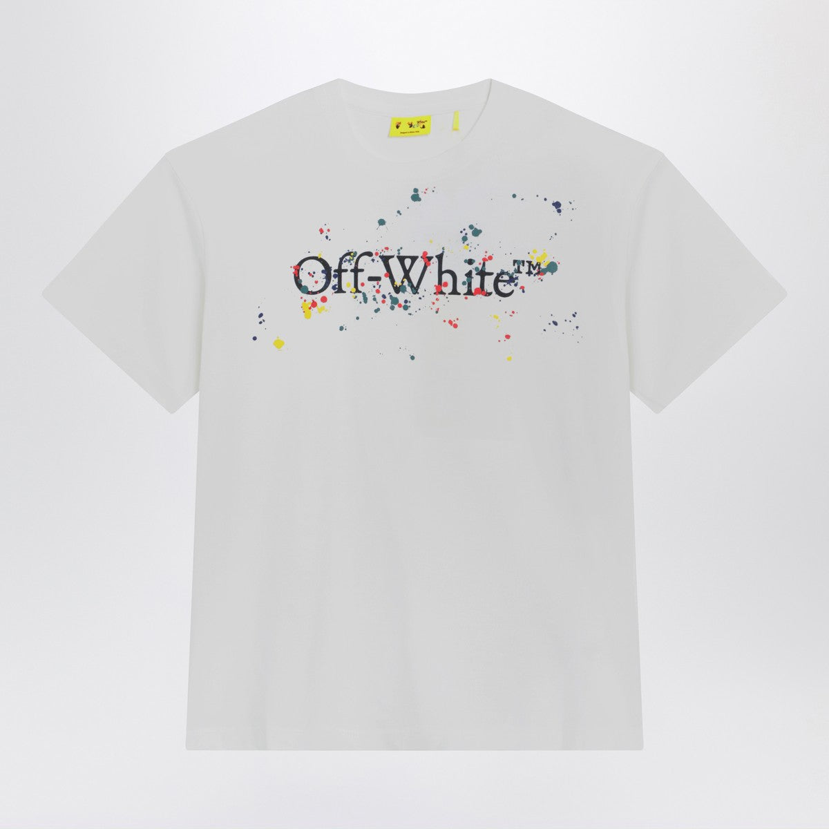 Off White Off White Off-White™ White Big Bookish Splat Logo T-shirt