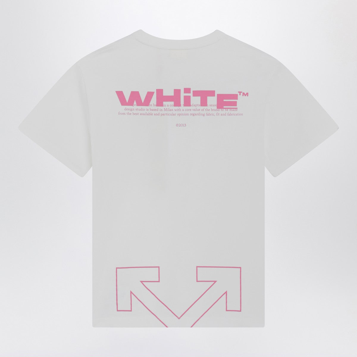 Off White Off White Off-White™ White/pink The Type Logo T-shirt