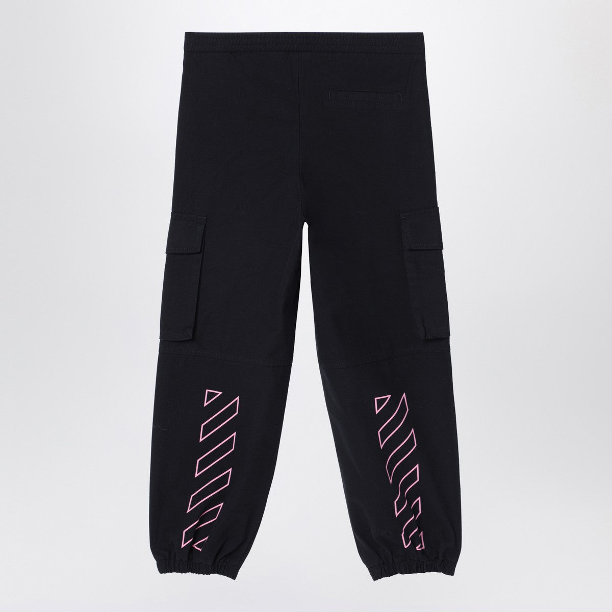 Off White Off White Off-White™ Black jogging cargo trousers with logo