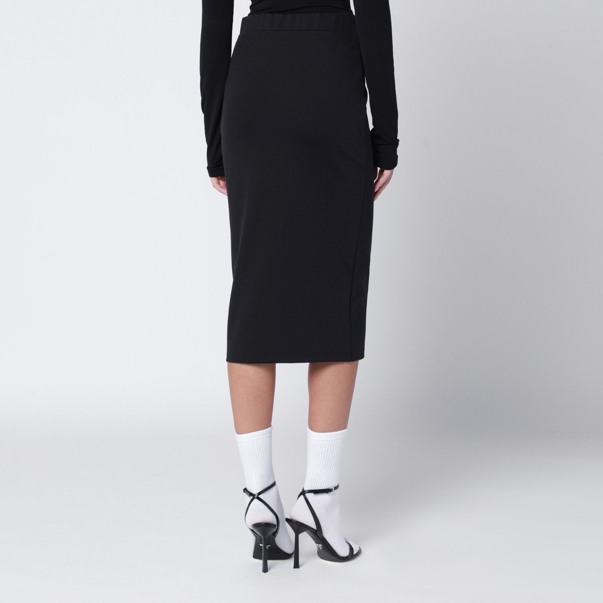 Off White Off White Off-White™ Black pencil skirt with OFF logo