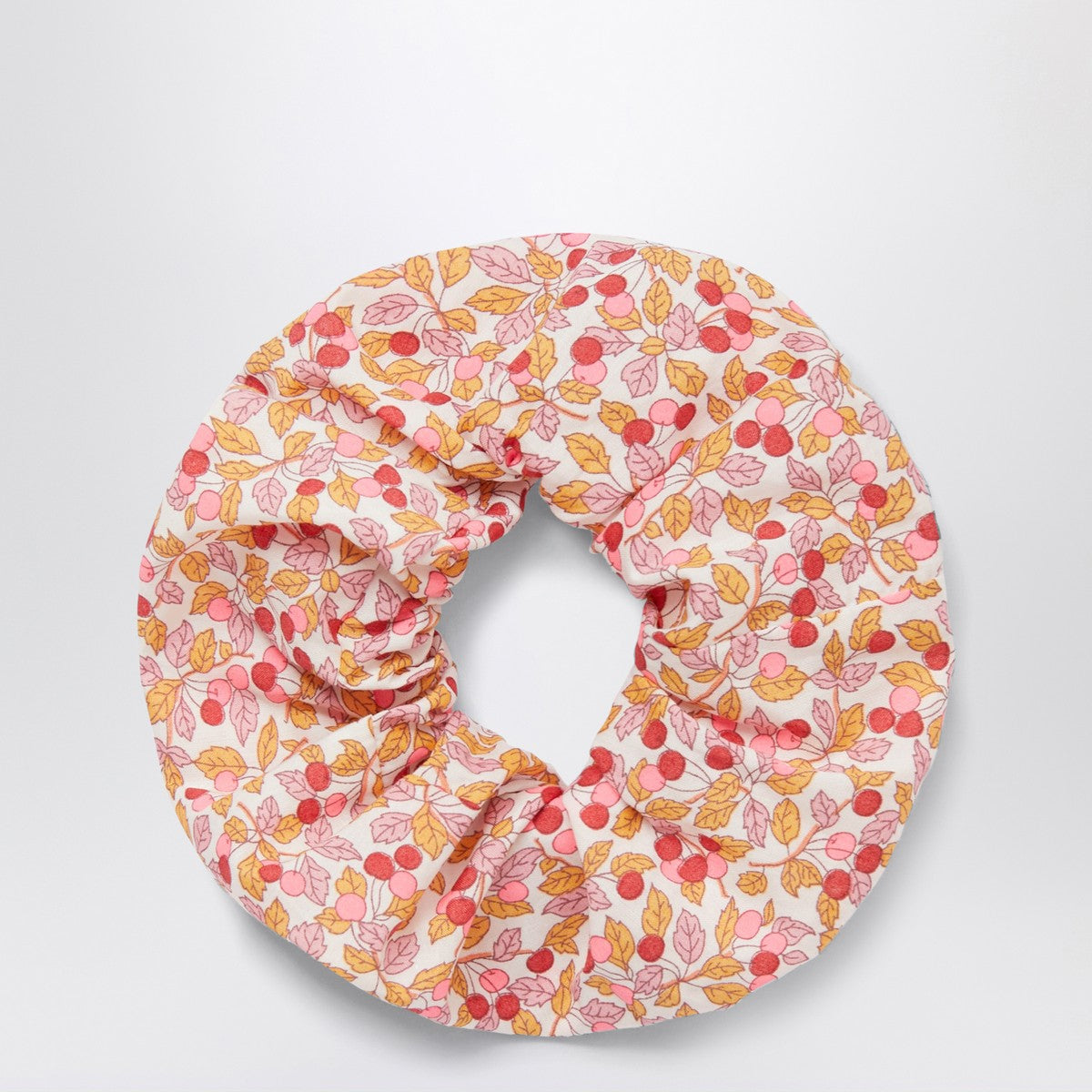 Il Gufo Il Gufo Apricot scrunchie in Liberty fabric