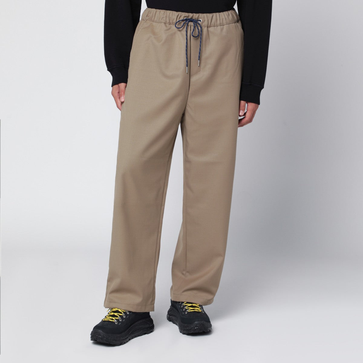 Oamc OAMC Beige Base trousers in wool blend