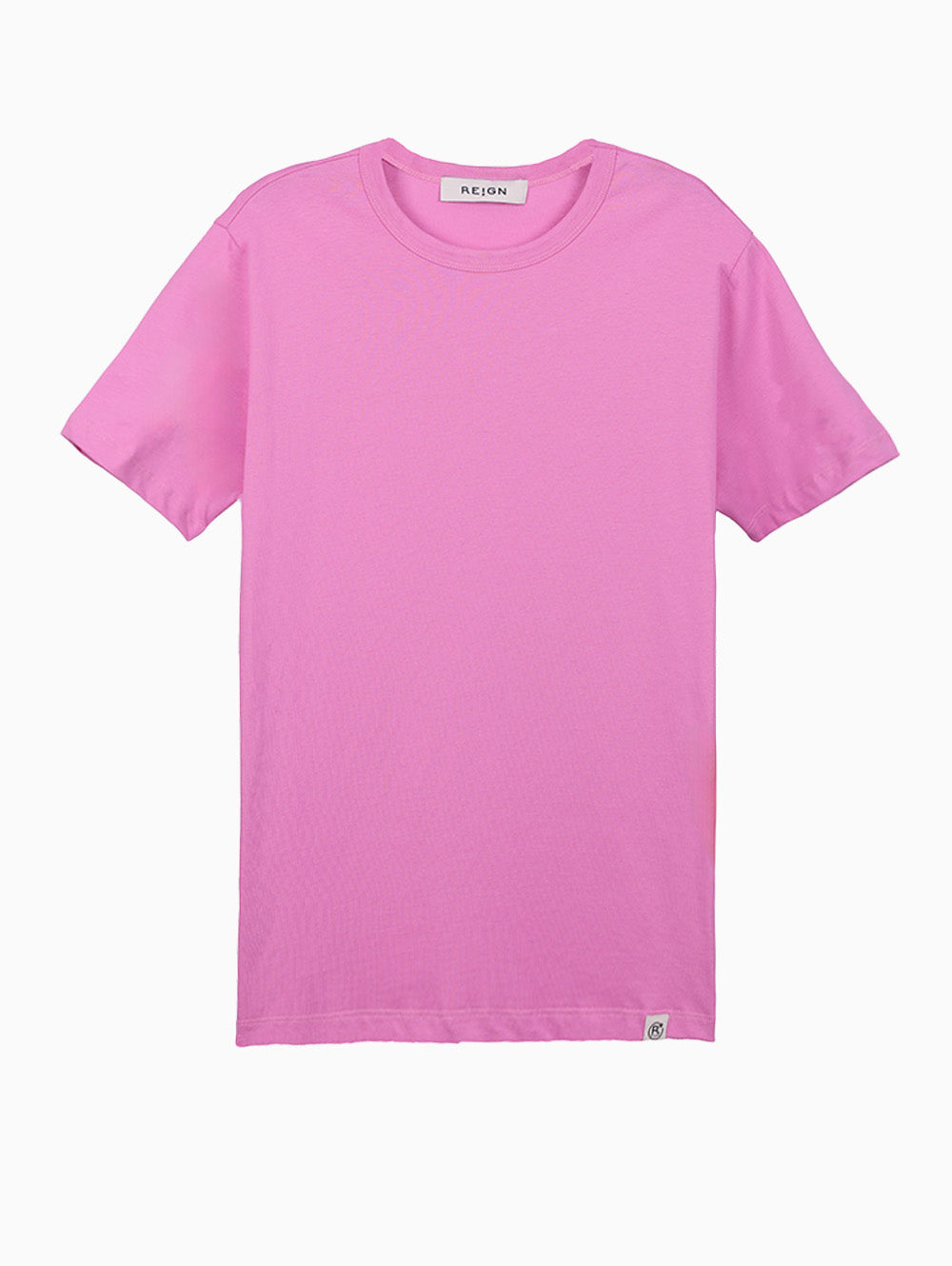 Reign Italia Pink Cotton T-Shirt Front View