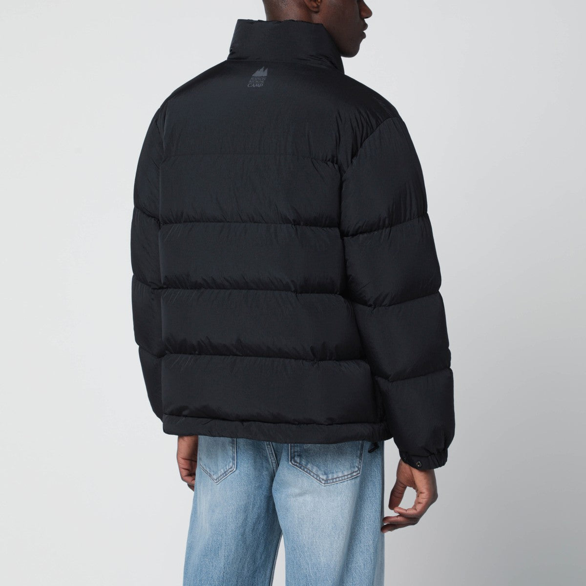 Maison Kitsuné Maison Kitsuné Black nylon down jacket