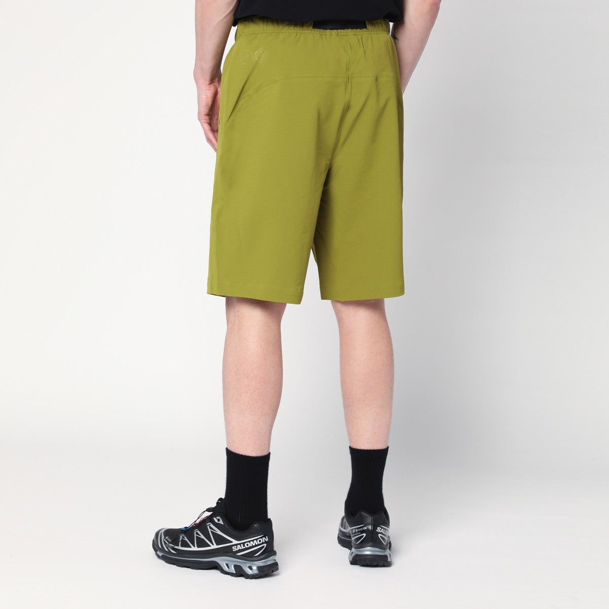 Purple Mountain Observatory Purple Mountain Observatory Olive green Bermuda in mixed nylon