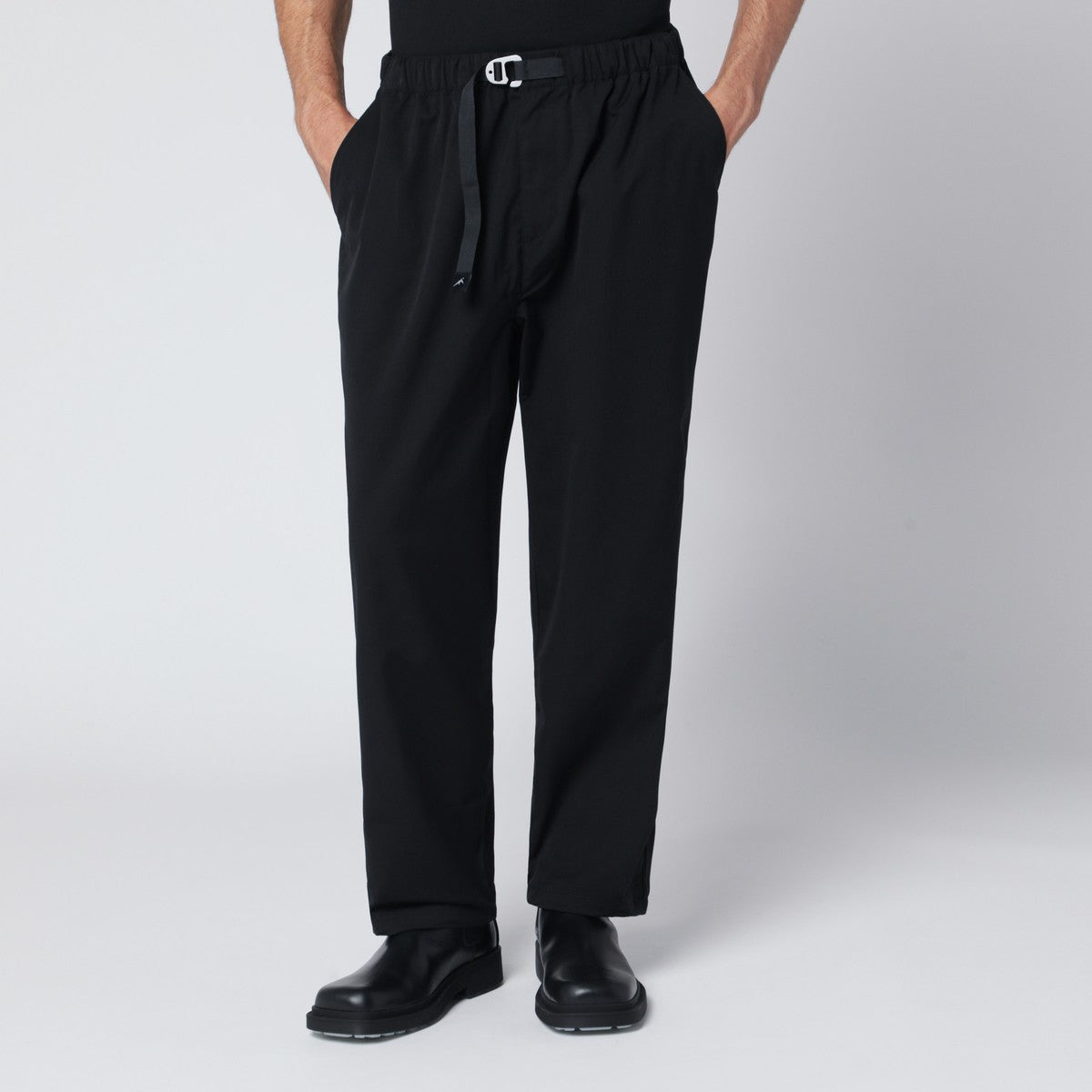 Purple Mountain Observatory Purple Mountain Observatory Terrain black trousers in cotton-nylon blend