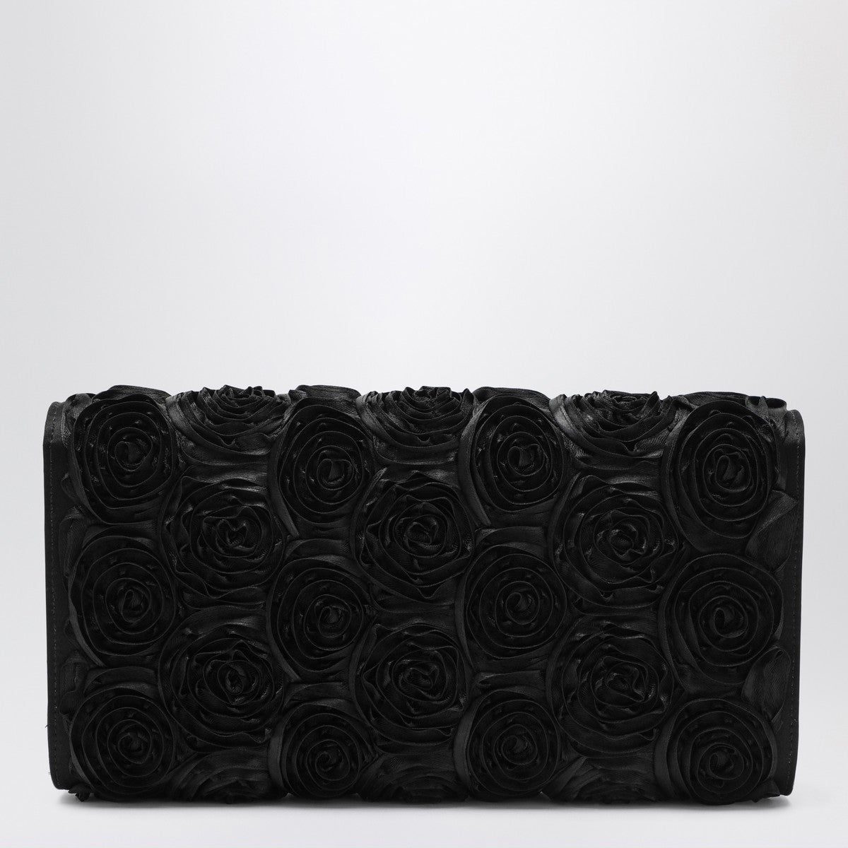 Roger Vivier ROGER VIVIER Black Flower clutch bag Efflorescence