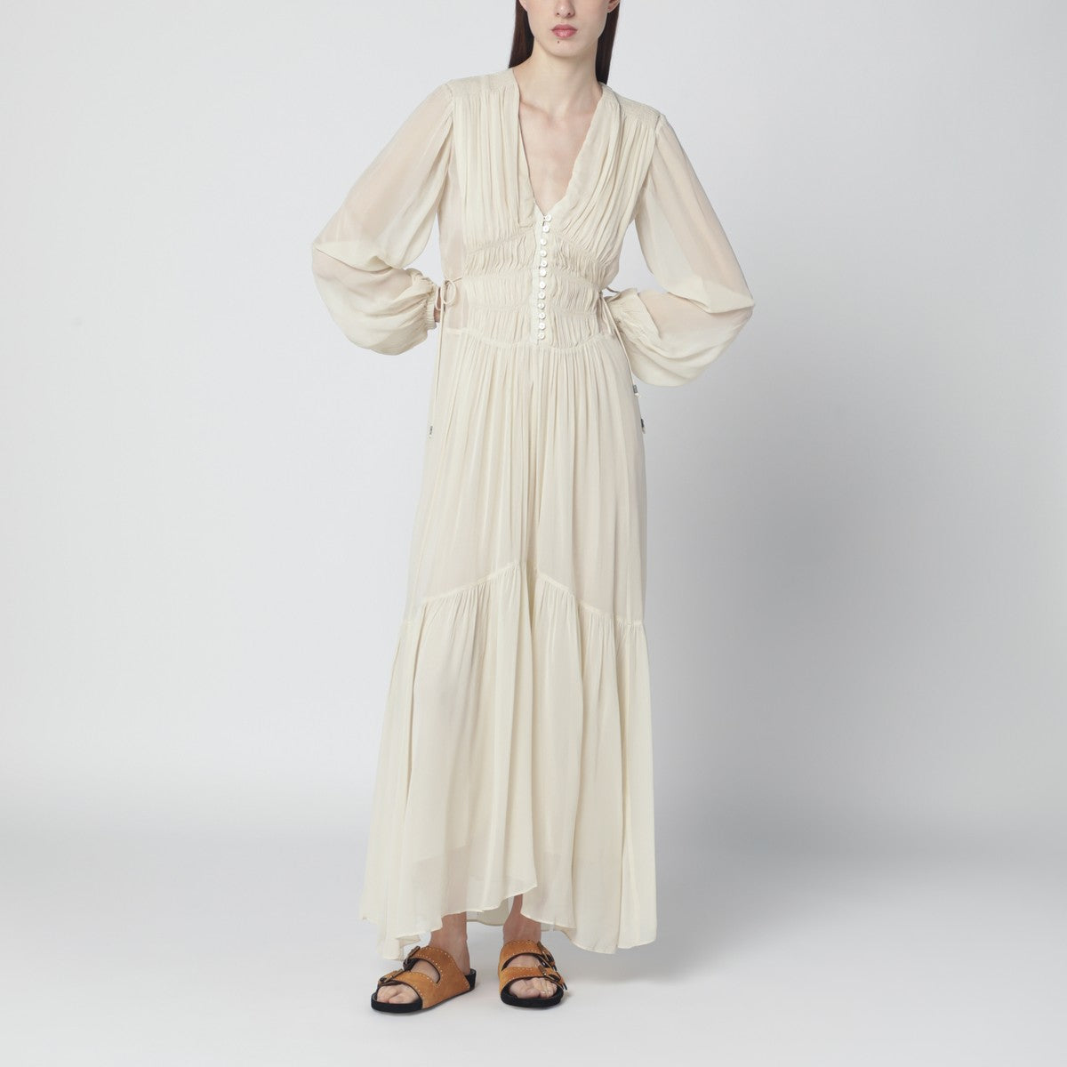 ISABEL MARANT Étoile ISABEL MARANT Étoile Briane long ecru dress