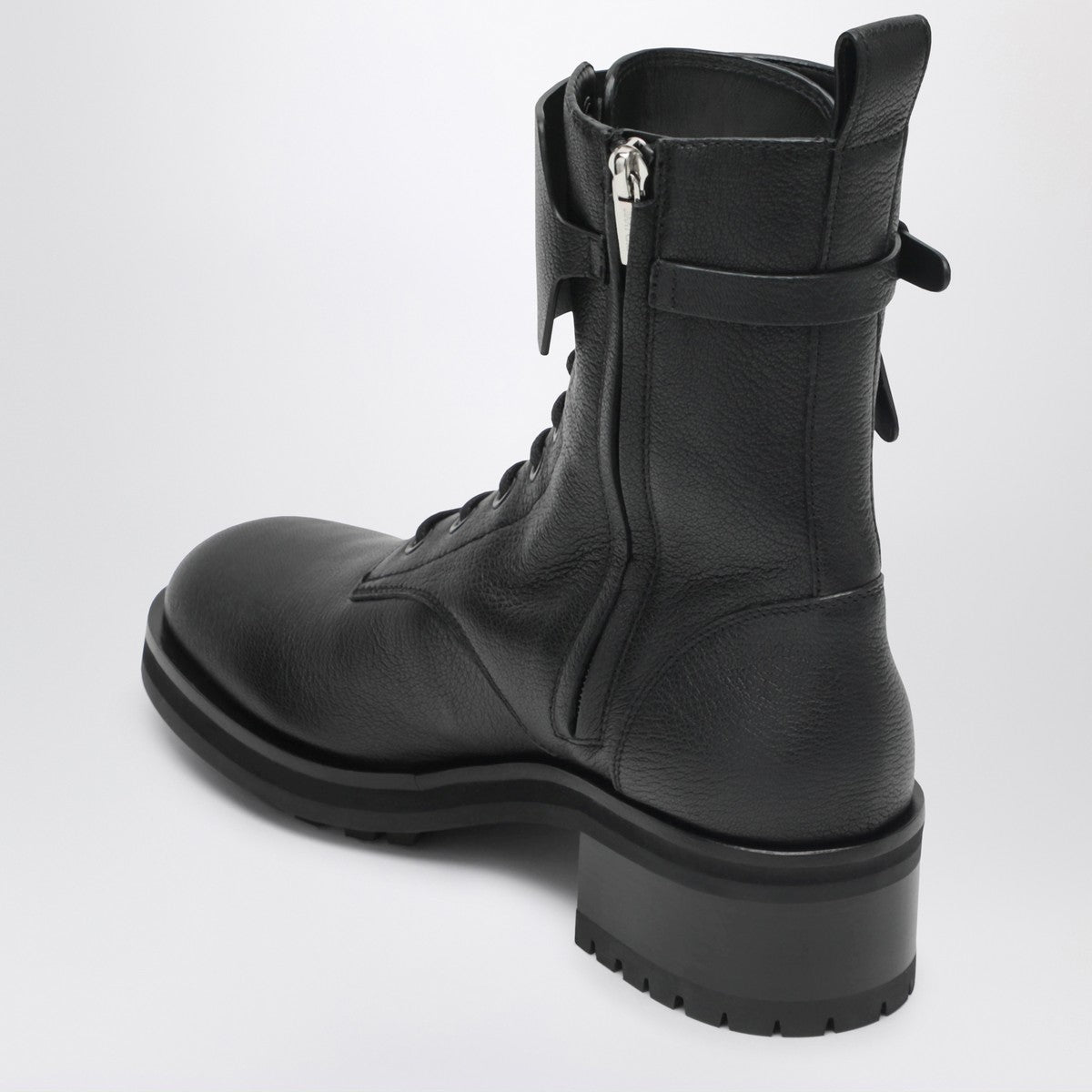 Jimmy Choo Jimmy Choo Rosabel Flat black leather ankle boots