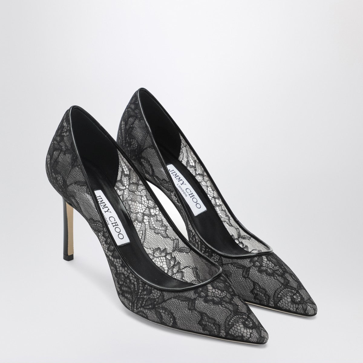 Jimmy Choo Jimmy Choo Romy 85 pumps in lace with logo