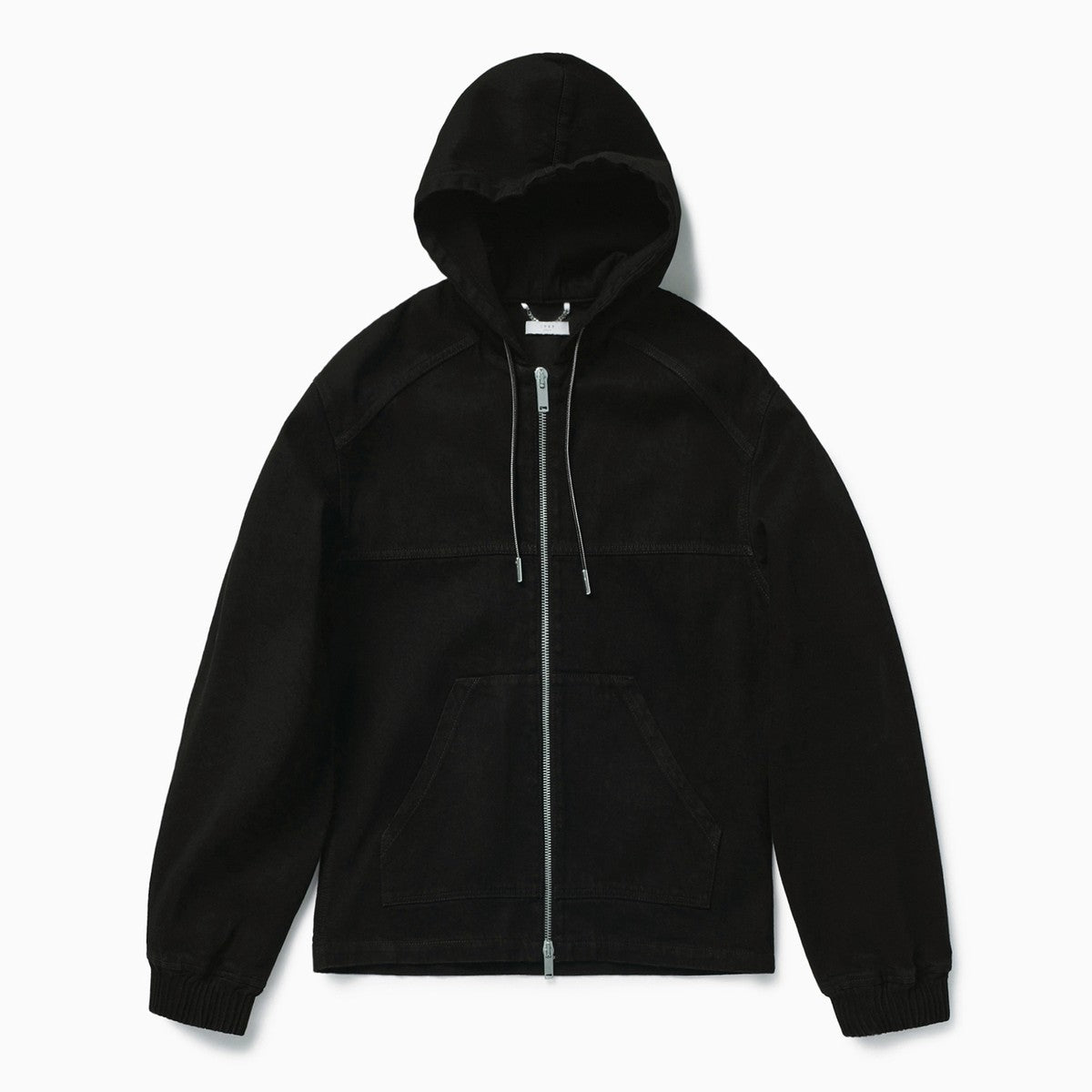 1989 STUDIO Black denim zip hoodie
