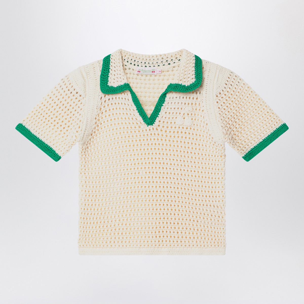 Bonpoint Bonpoint Elanita sweater in ivory/green