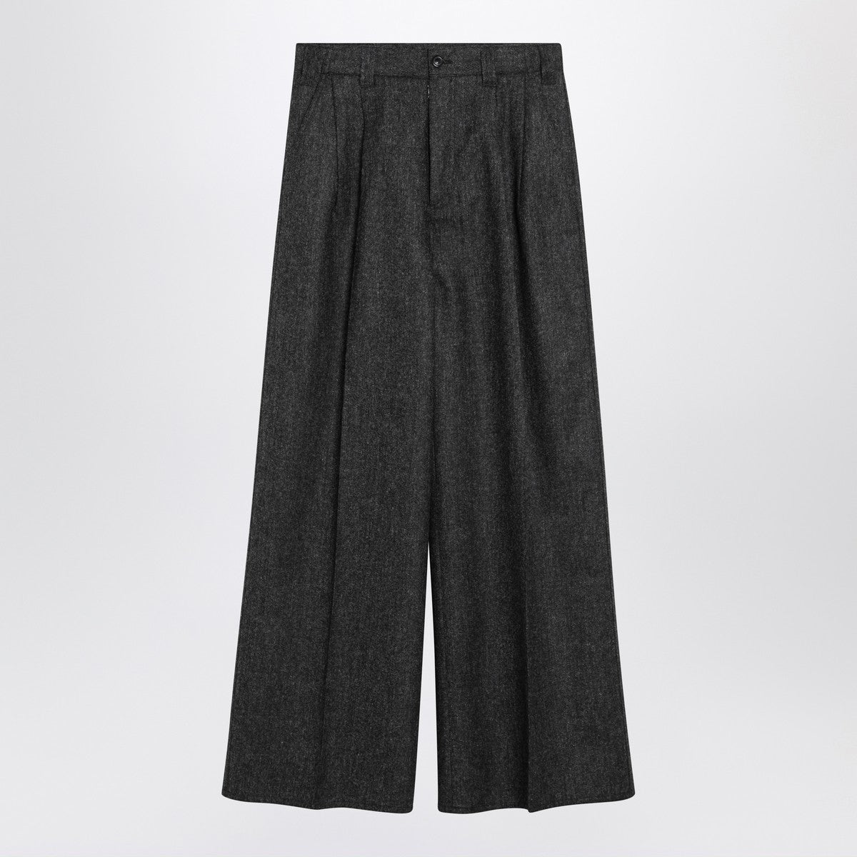 Maison Margiela Maison Margiela Grey wide-leg wool trousers