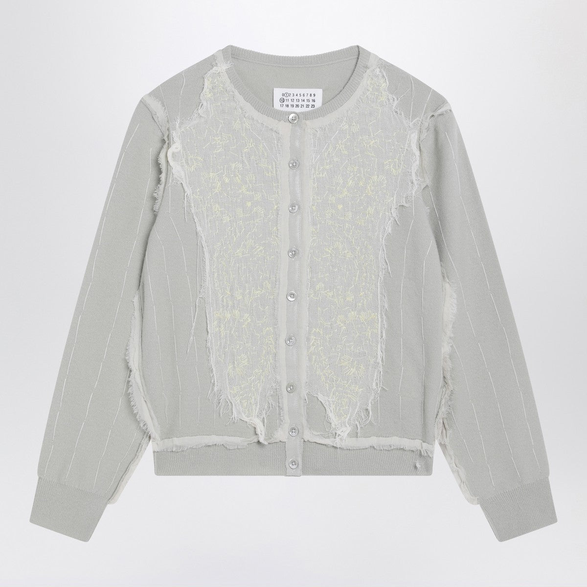 Maison Margiela Maison Margiela Light green wool cardigan