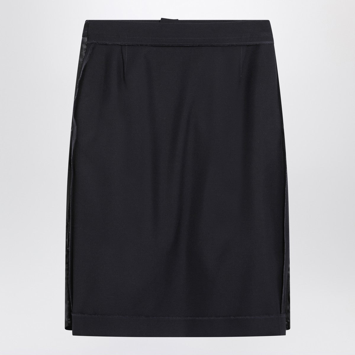 Maison Margiela Maison Margiela Blue skirt with satin side panels
