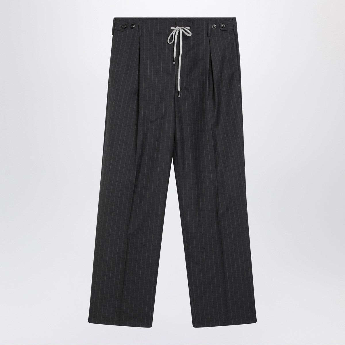 Maison Margiela Maison Margiela Grey pinstripe wool trousers