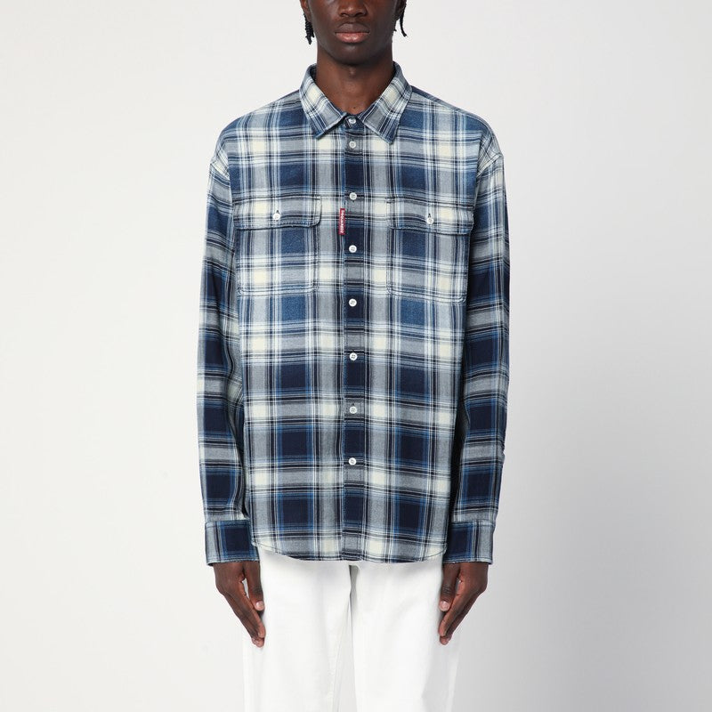 Dsquared2 Dsquared2 Blue shirt Check pattern