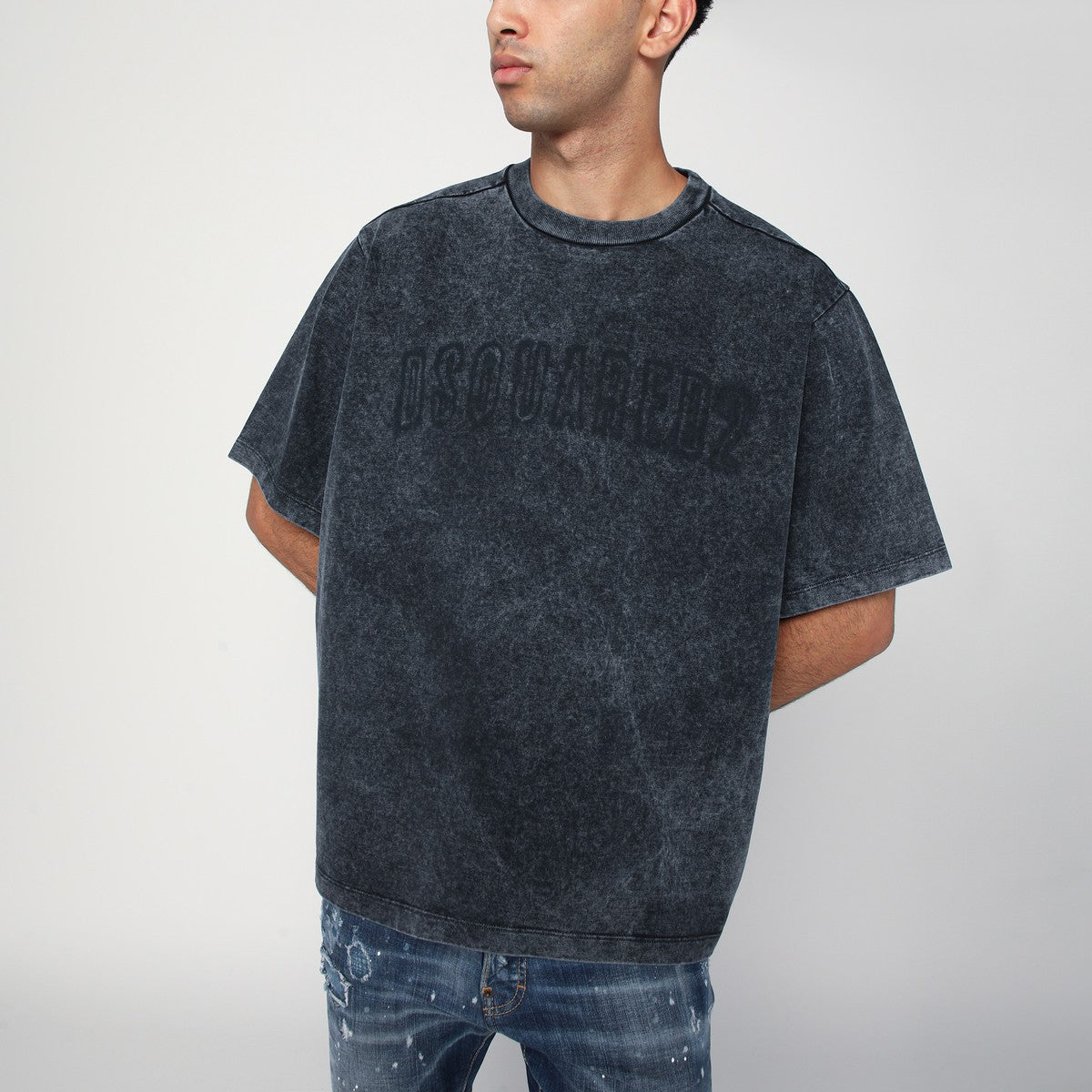 Dsquared2 Dsquared2 Washed grey T-shirt with logo
