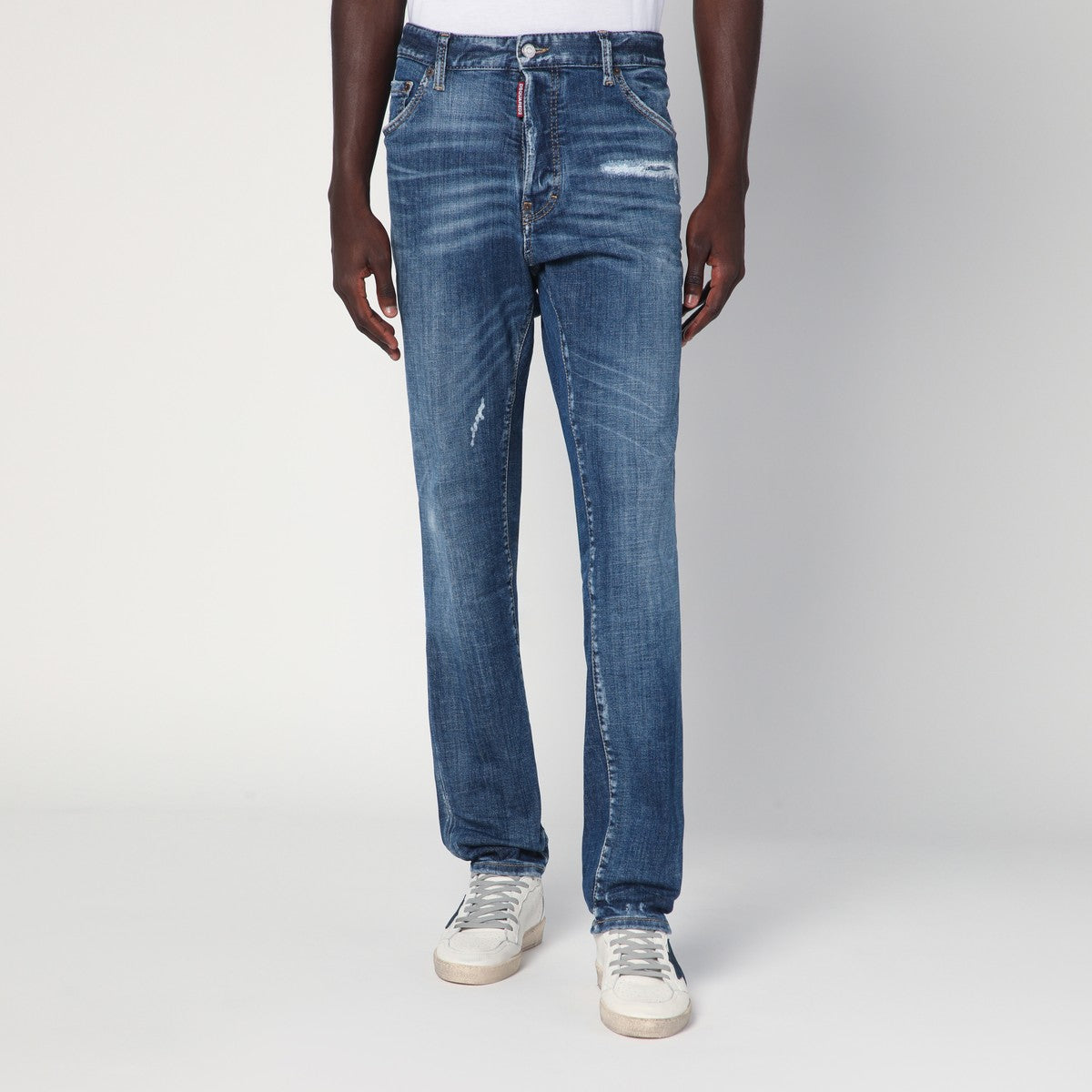 Dsquared2 Dsquared2 Medium Perfecto Wash Cool Guy jeans in faded blue