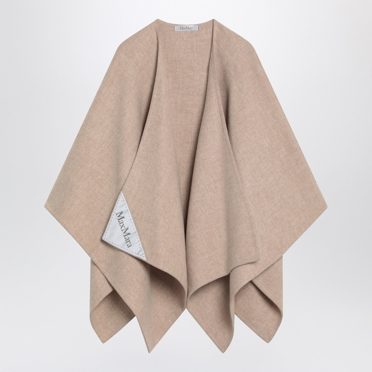 Max Mara Max Mara Beige alpaca and wool cape