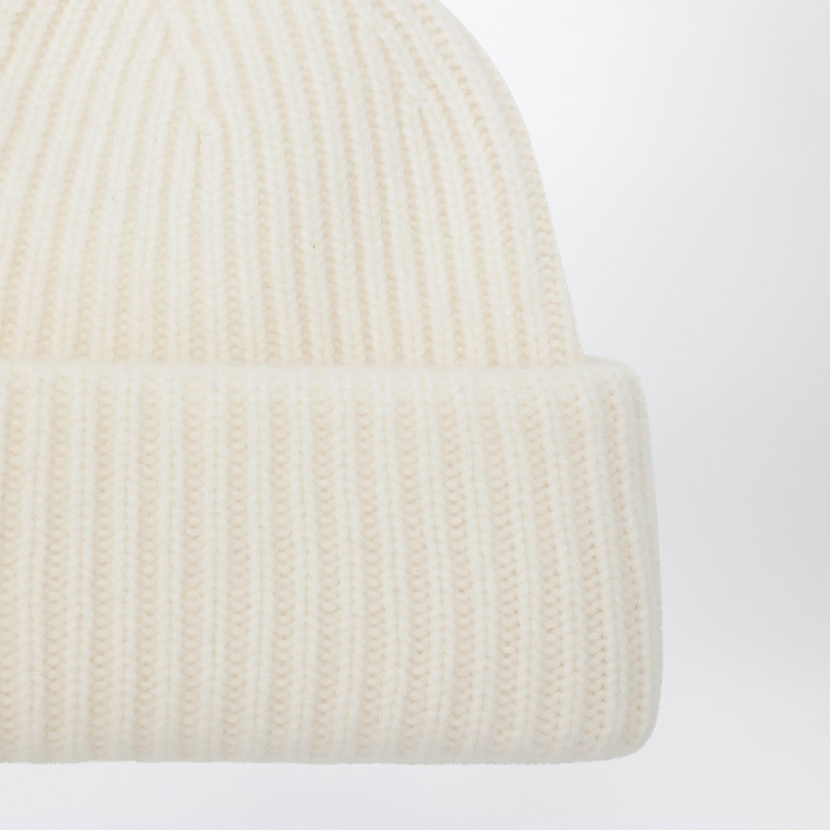 Soft Goat Soft Goat White cashmere beanie