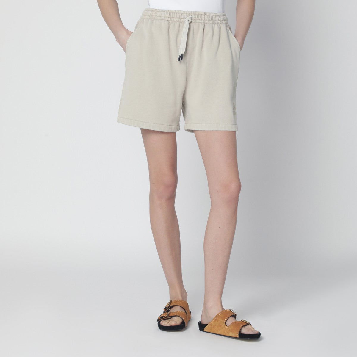 ISABEL MARANT Étoile ISABEL MARANT Étoile Sand-coloured sporty shorts